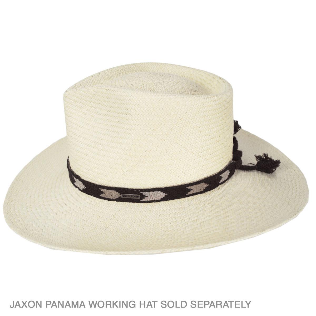 BRIXTON HATS | Chevron Textured Hat Band | 601107 | profile | BROWN/TAN