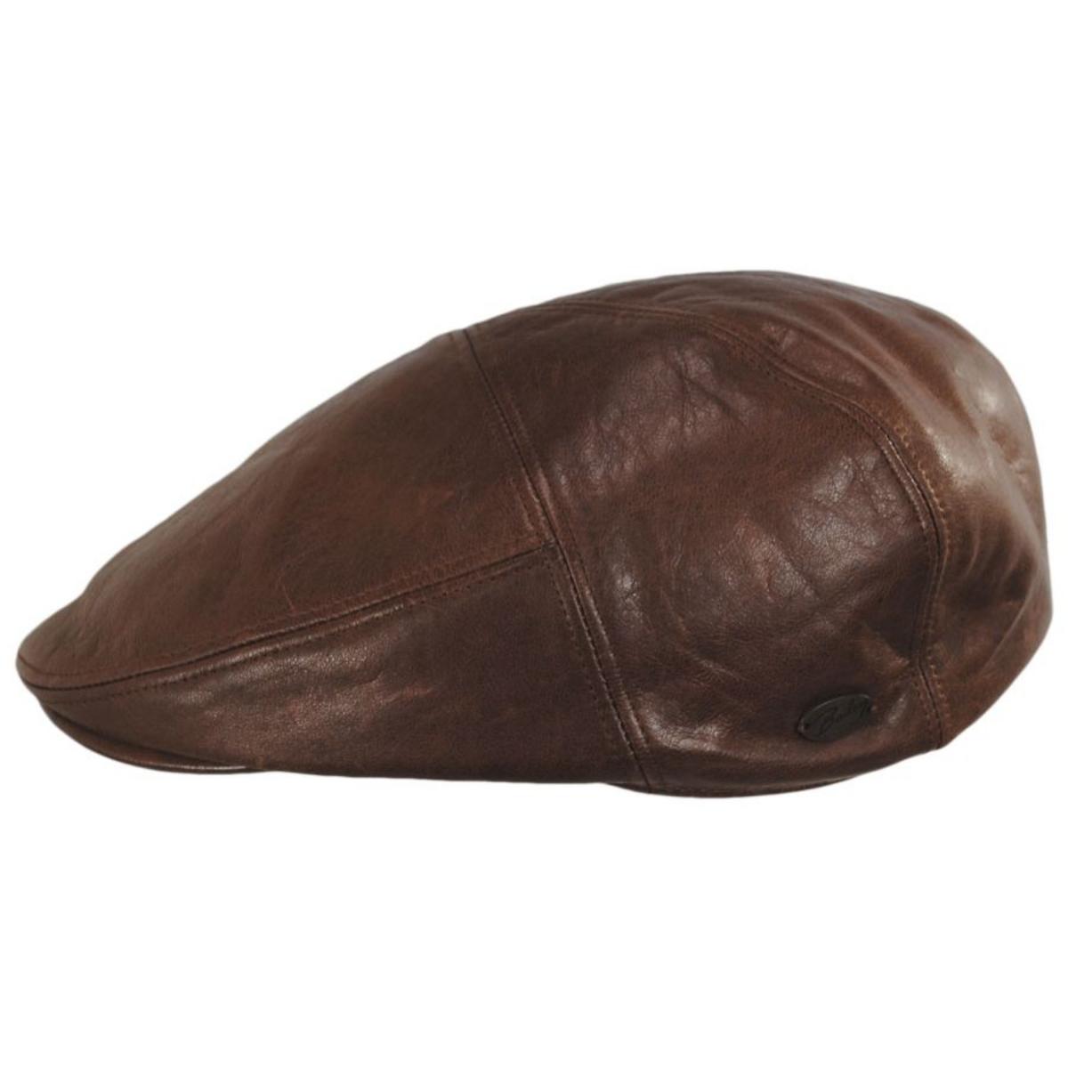 Bailey 1922 | Reffell Leather Ivy Cap | 167212 | profile | COPPER