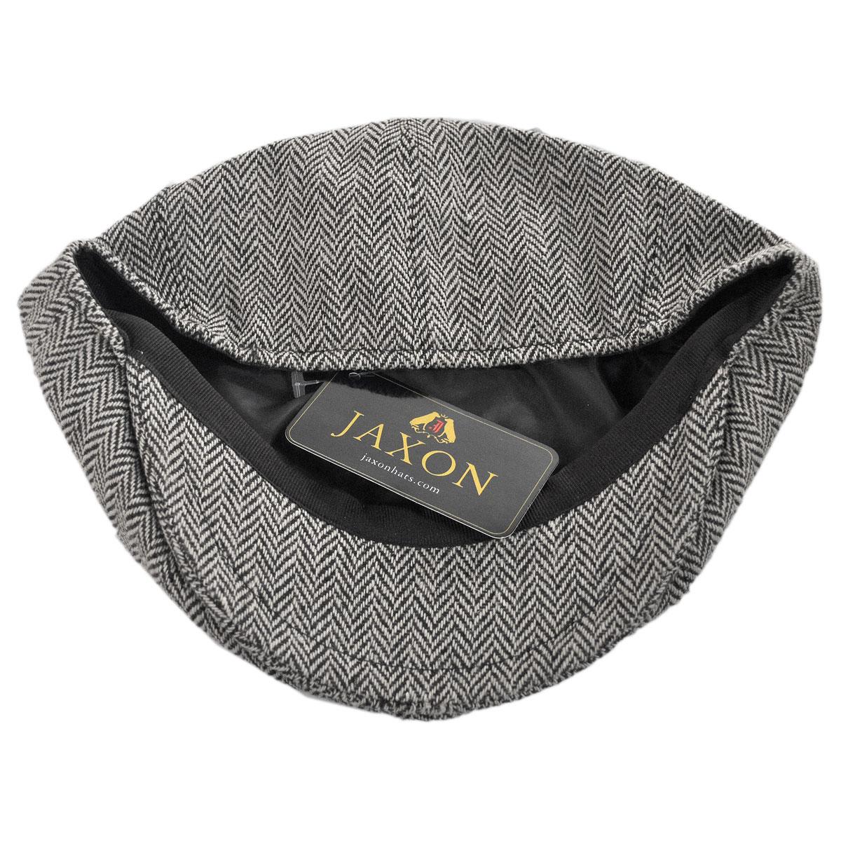 Wholesale Herringbone Wool Blend Newsboy Cap B2B Pre-Pack