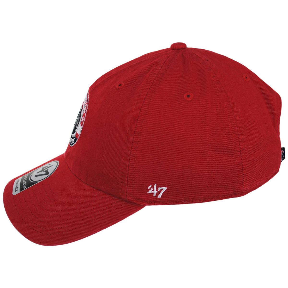 47 Brand | Washington Wizards NBA Clean Up Strapback Baseball Cap Dad Hat | 204180 | profile | RED