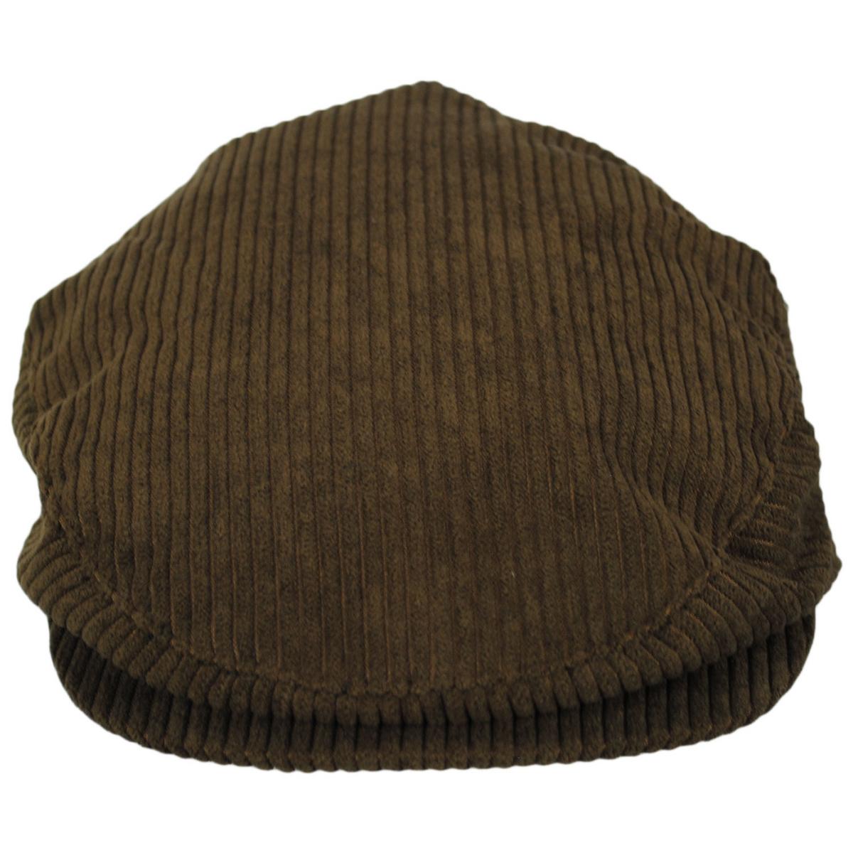 BRIXTON HATS | Corduroy Hooligan Ivy Cap | 161567 | front | PINECONE BROWN