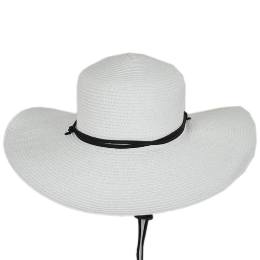 Columbia Sportswear | Global Adventure Packable Toyo Straw Blend Sun Hat | 108106 | front | WHITE