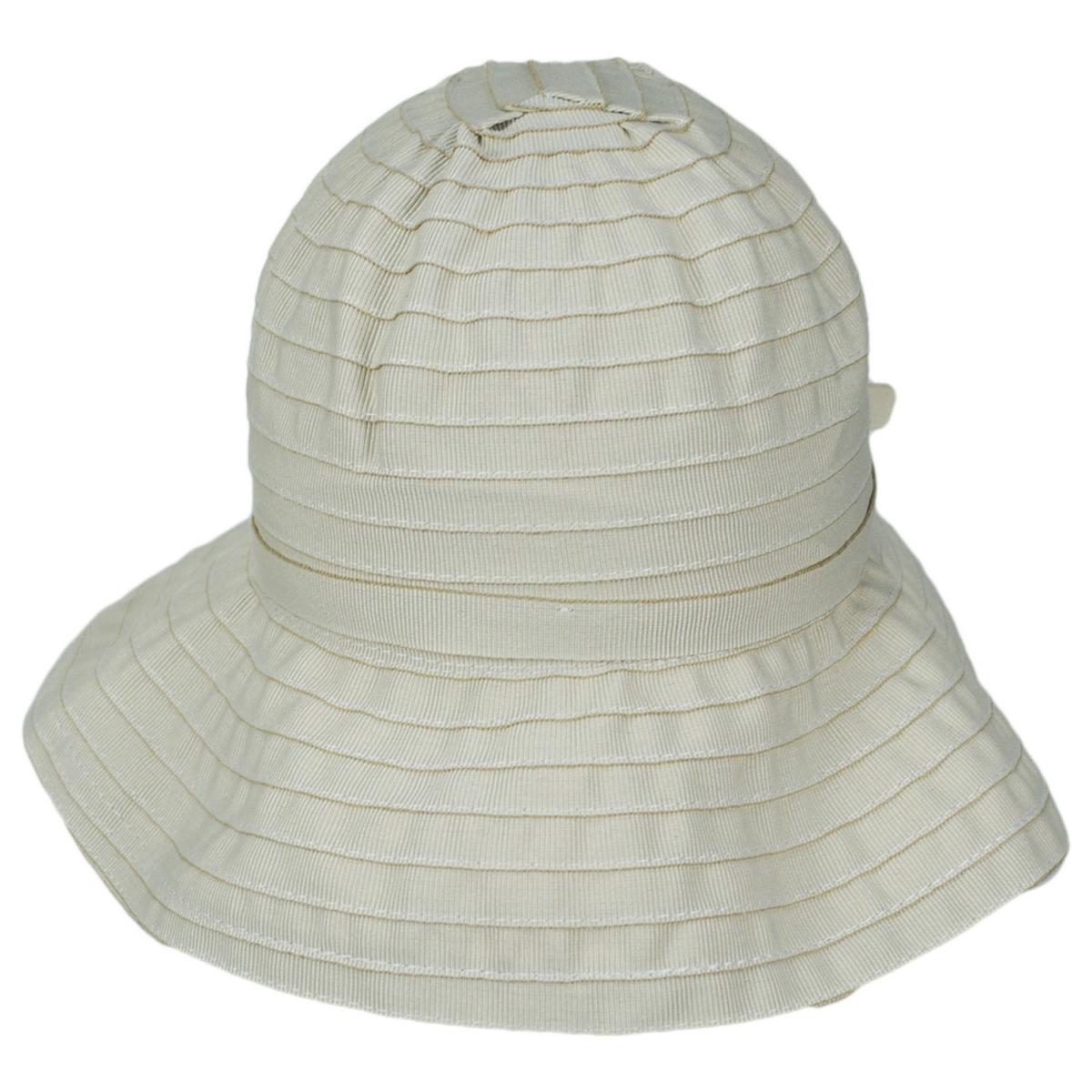 Roller Ribbon Cotton Blend Sun Hat