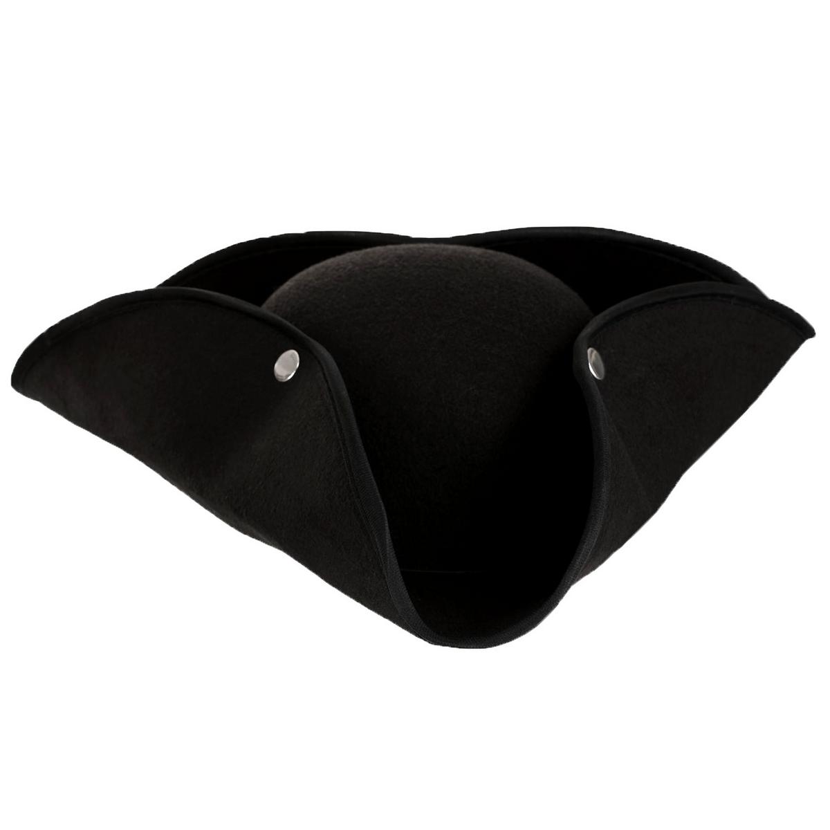 Elope | Kid's Deluxe Tricorn Hat | 556008 | front | BLACK
