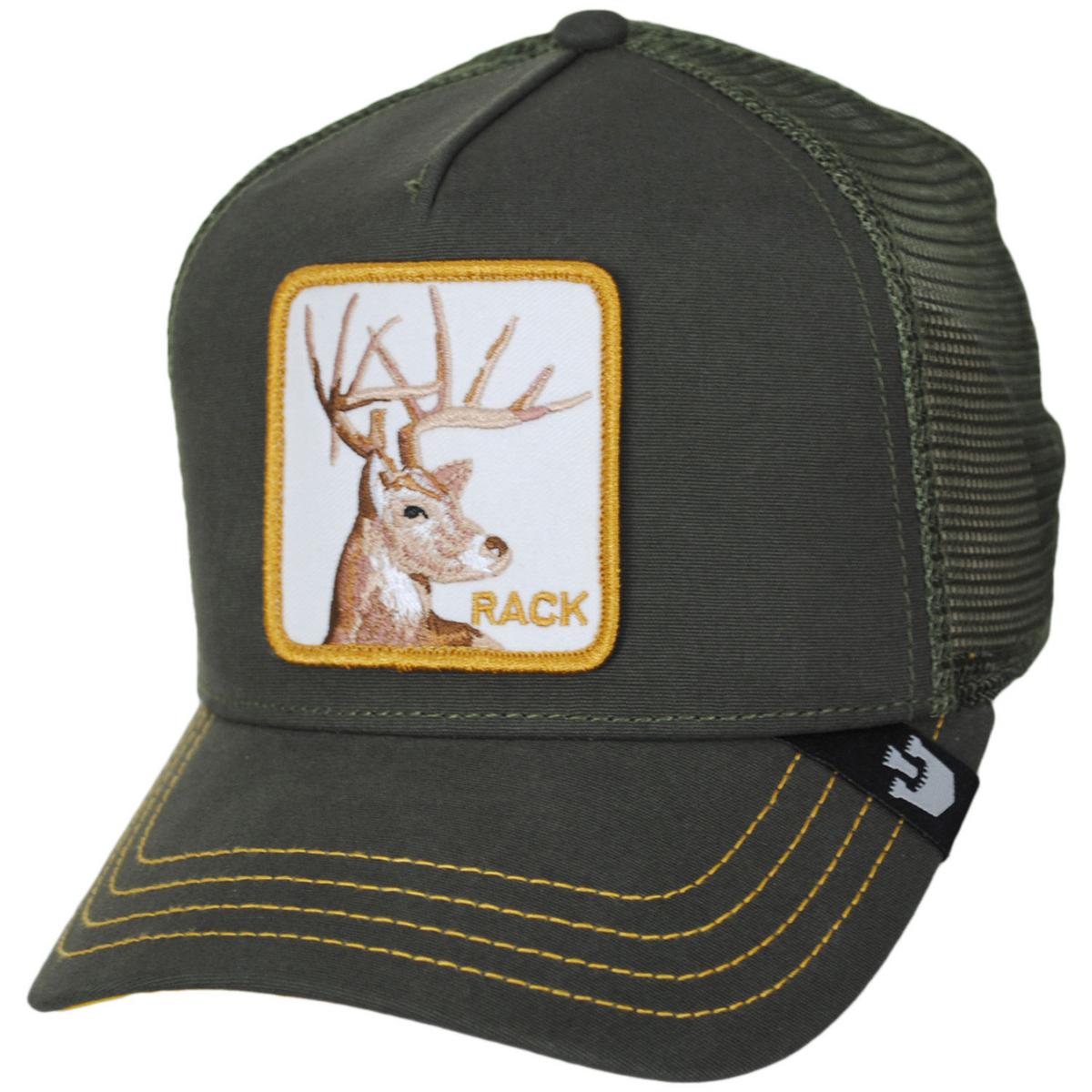 Goorin Bros | Rack Mesh Trucker Snapback Baseball Cap | 200462 | lead | OLIVE