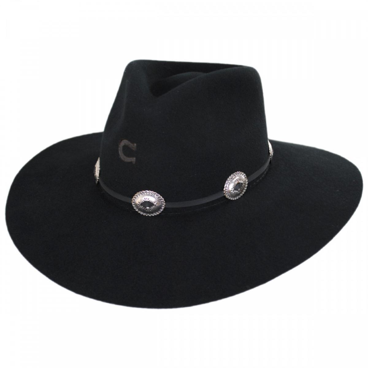 Charlie 1 Horse | Traveler Wool Felt Crossover Hat | 124986 | lead | BLACK