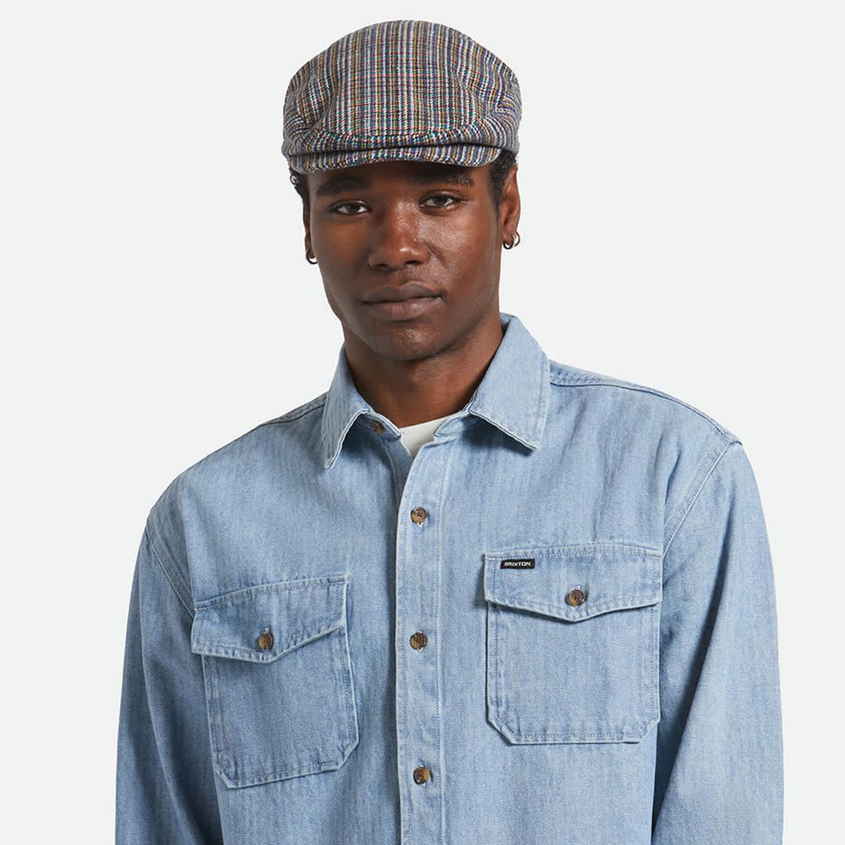 BRIXTON HATS | Hooligan Multi Plaid Ivy Cap | 161510 | lsfone | MULTI PLAID