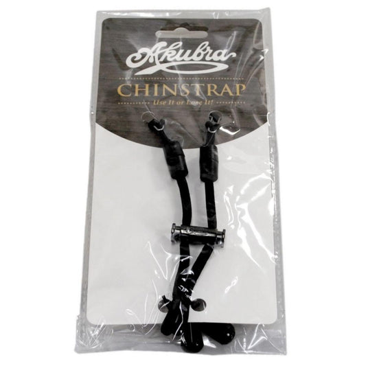 Akubra | Break Away Chin Cord | 601755 | front | BLACK