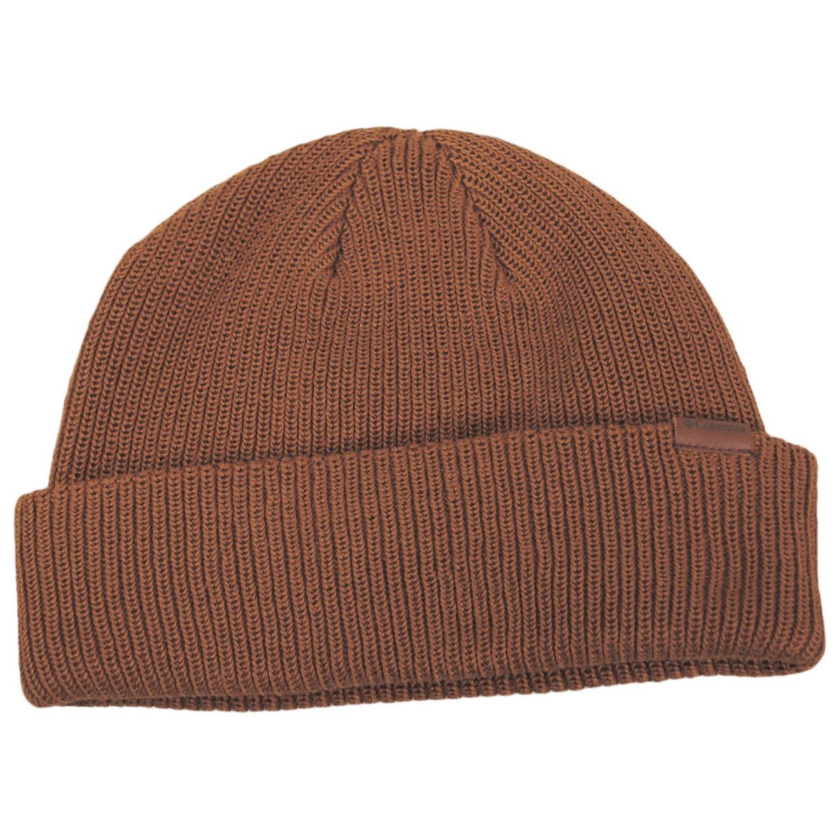 Columbia Sportswear | Portside Fisherman Beanie Hat | 500742 | lead | CAMEL BROWN