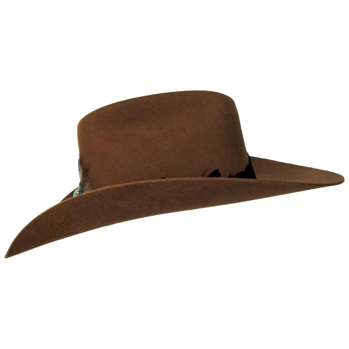 Charlie 1 Horse | Country with a Flare Wool Felt Western Hat | 124970 | profile | COGNAC