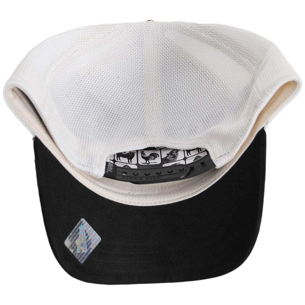 Goorin Bros | Deadly Suede Mesh Trucker Snapback Baseball Cap | 200718 | under | CREME
