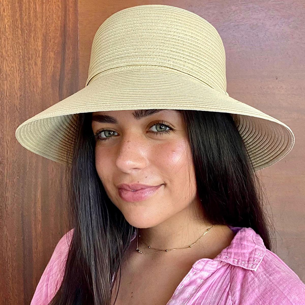 Physician Endorsed | Camelia Toyo Straw Sun Hat | 102674 | lsftwo | NATURAL