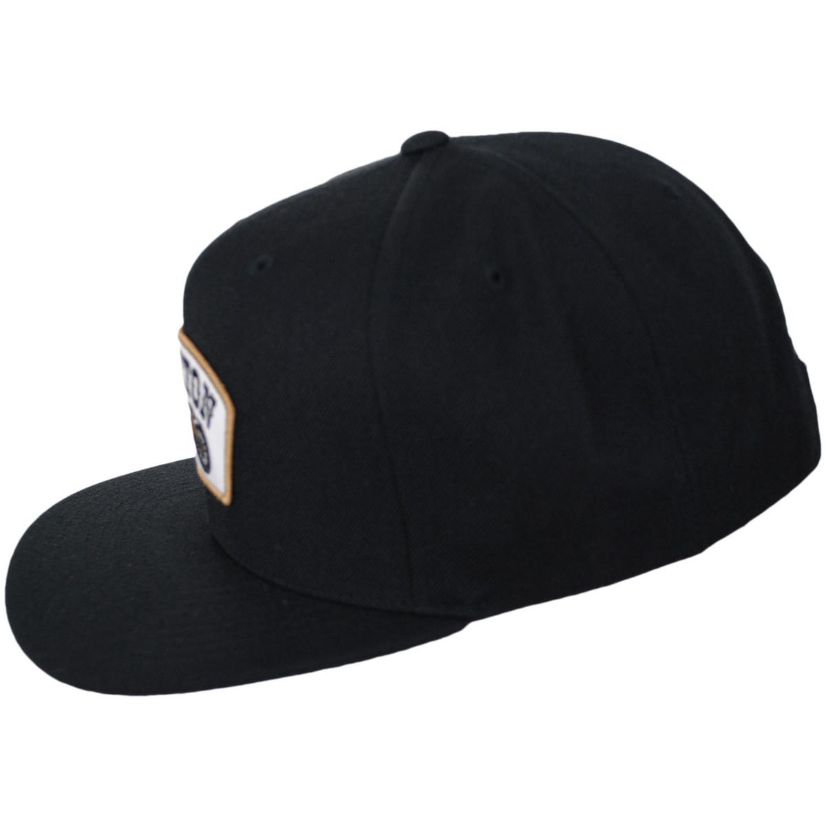 BRIXTON HATS | Roller MP Snapback Baseball Cap | 201855 | profile | BLACK