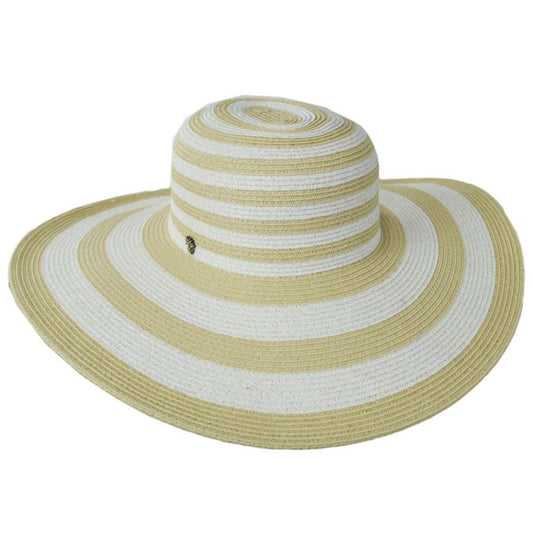 Tommy Bahama | Stripe Lurex Toyo Straw Swinger Hat | 100443 | lead | NATURAL