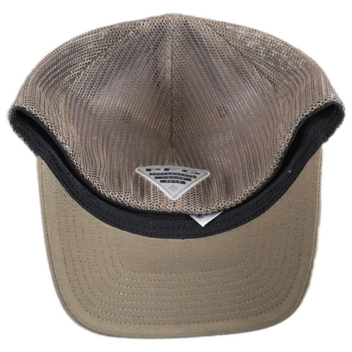 Columbia Sportswear | PFG Fish Flag Mesh Flexfit Fitted Baseball Cap | 400143 | under | TUSK