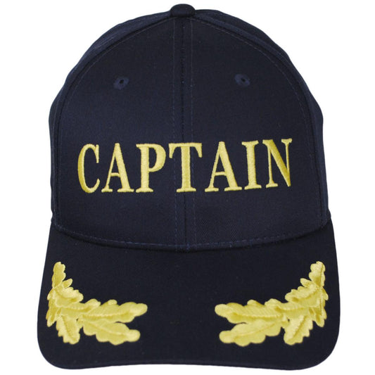 Village Hat Shop | Wholesale Captain Snapback Baseball Cap B2B Pre-Pack | B2B201415 | front | NAVY BLUE