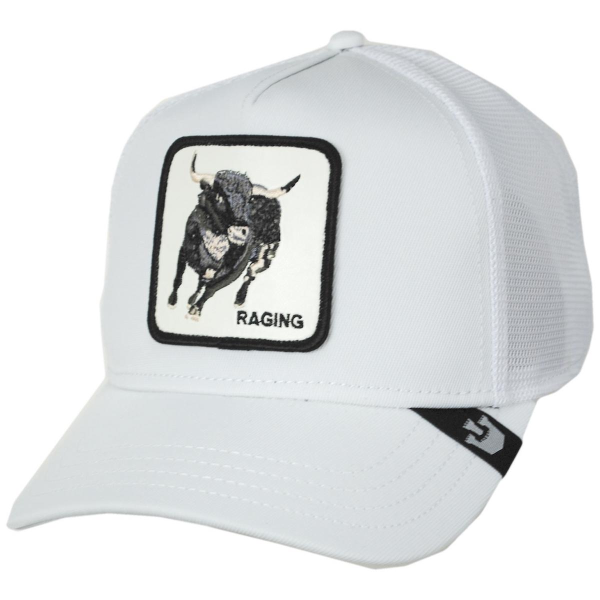 Goorin Bros | Platinum Rage Mesh Trucker Snapback Baseball Cap | 200647 | lead | WHITE