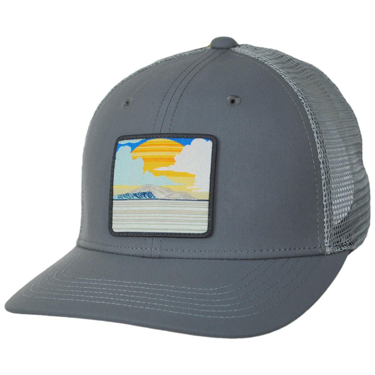 Sunday Afternoons | Golden Hour Trucker Snapback Baseball Cap | 401277 | lead | GRAY