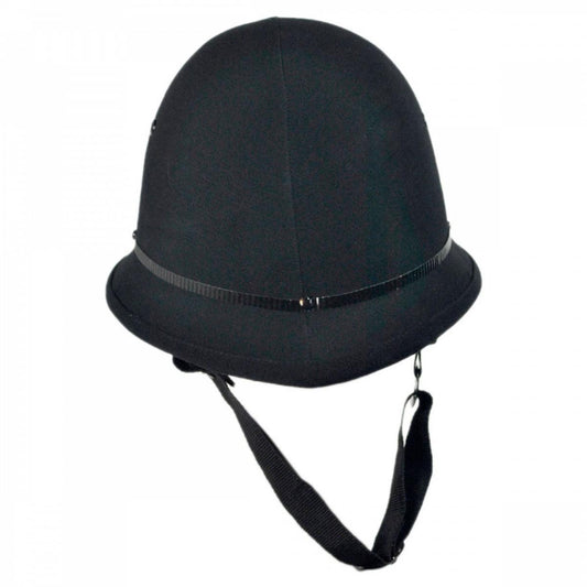 Village Hat Shop | UK Bobby Helmet | 155804 | front | BLACK