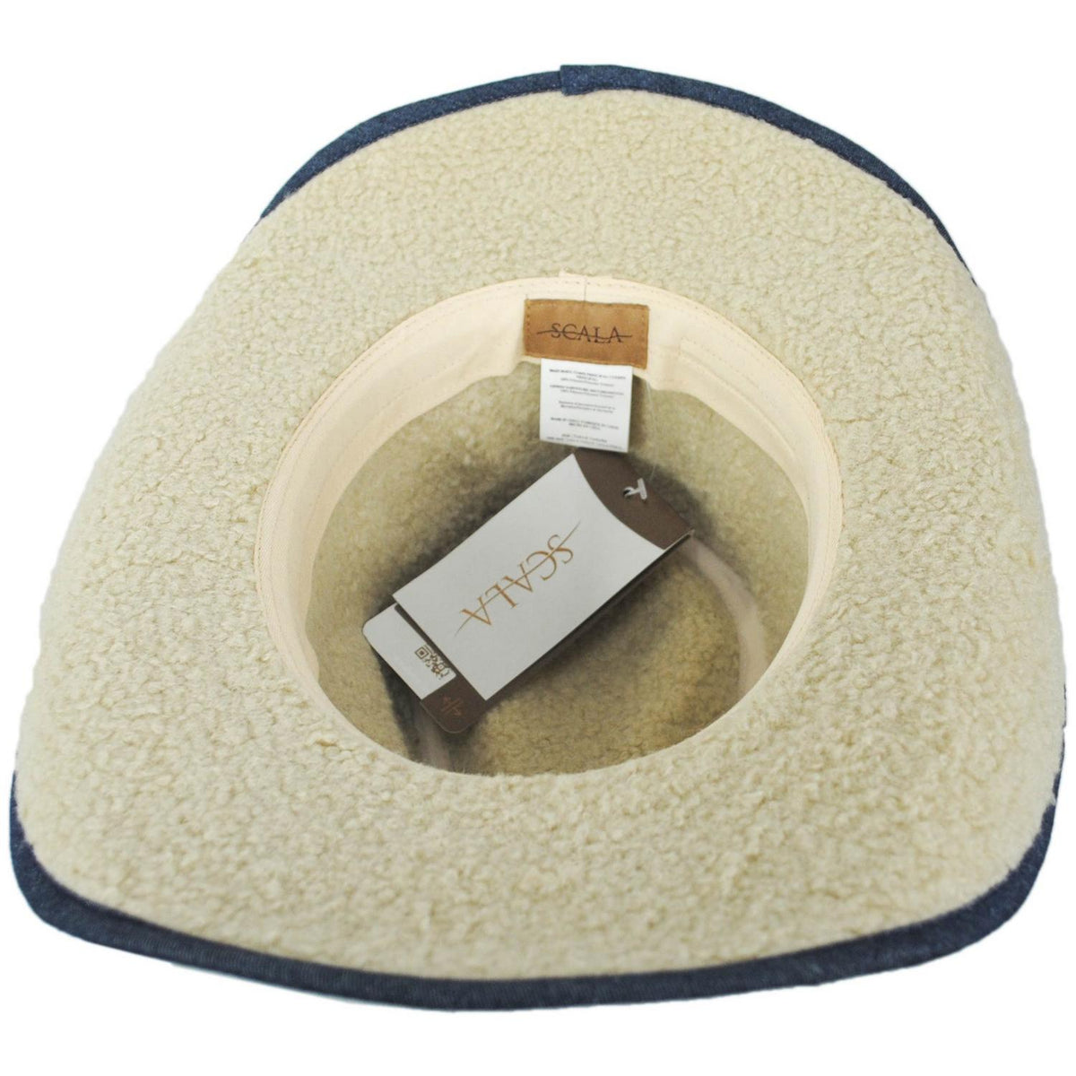 Scala | Cassie Denim Western Hat | 106451 | under | DENIM