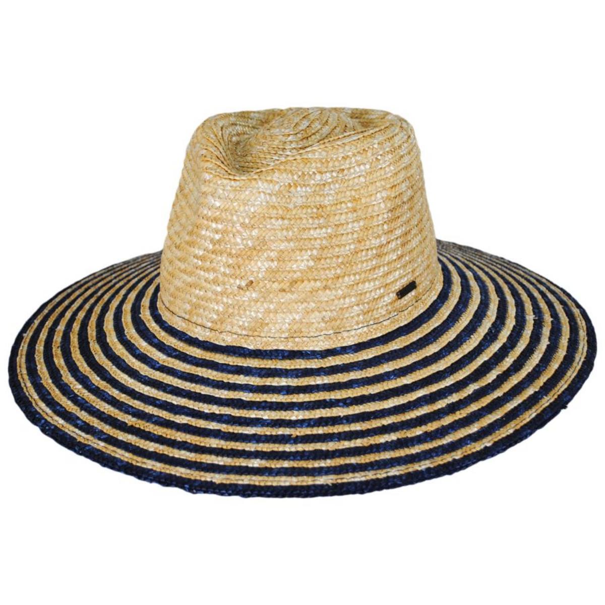 BRIXTON HATS | Joanna Festival Wheat Straw Fedora Hat