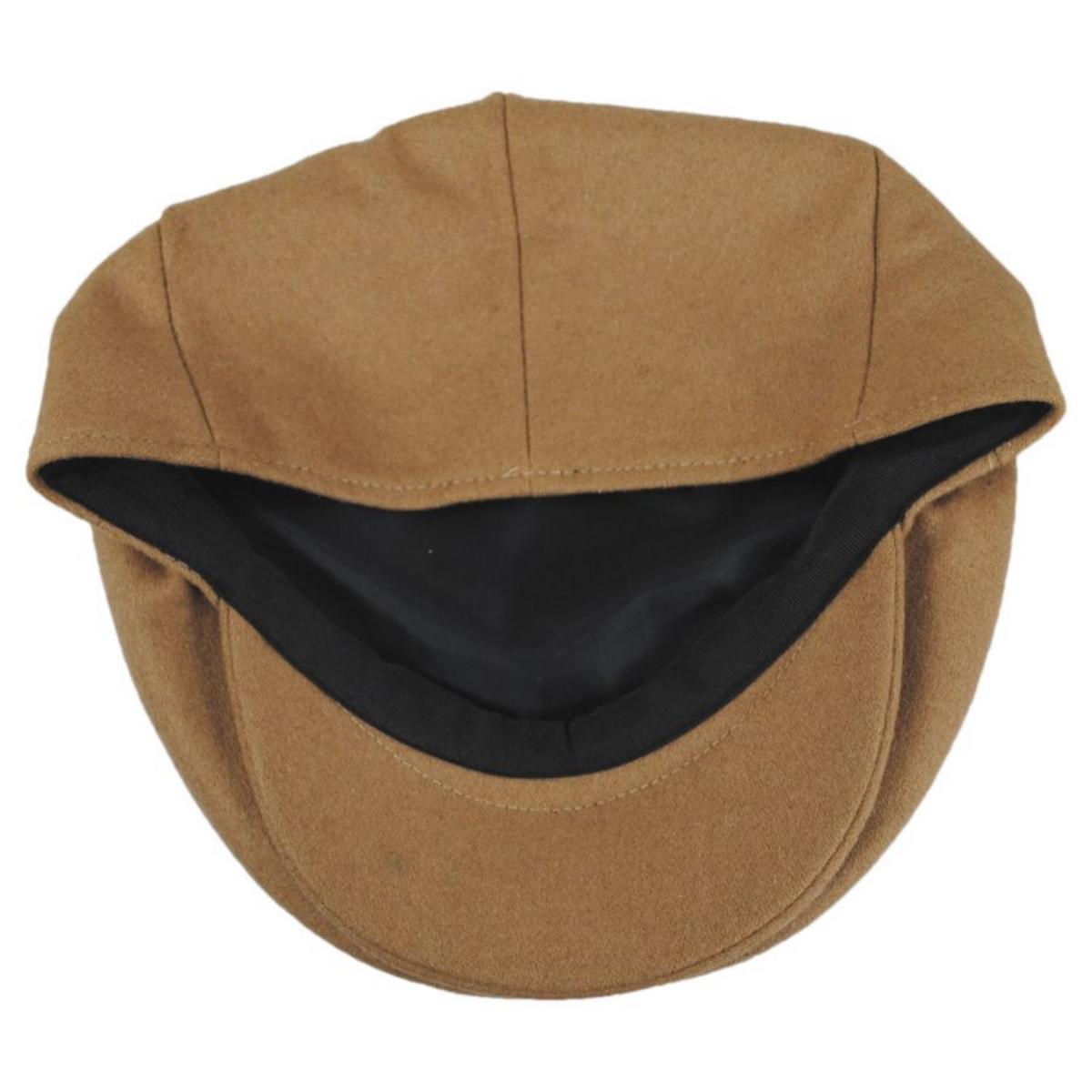 Jaxon Hats | Harlem Wool Blend Ivy Cap | 167733 | under | CAMEL