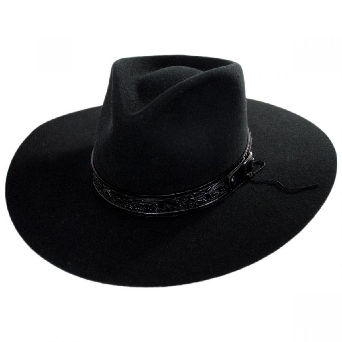 Stetson | John Wayne McNally Wool Felt Western Hat | 130700 | lead | BLACK