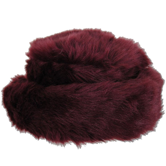 Parkhurst | Josephine Faux Fur Toque Hat | 107302 | front | MERLOT