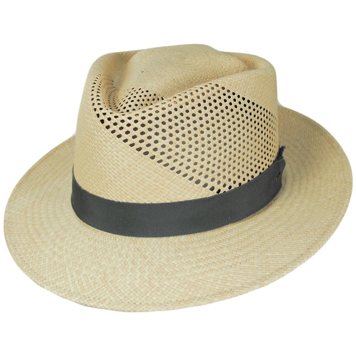 Bailey 1922 | Hurtle Panama Straw Fedora Hat | 127737 | lead | NATURAL