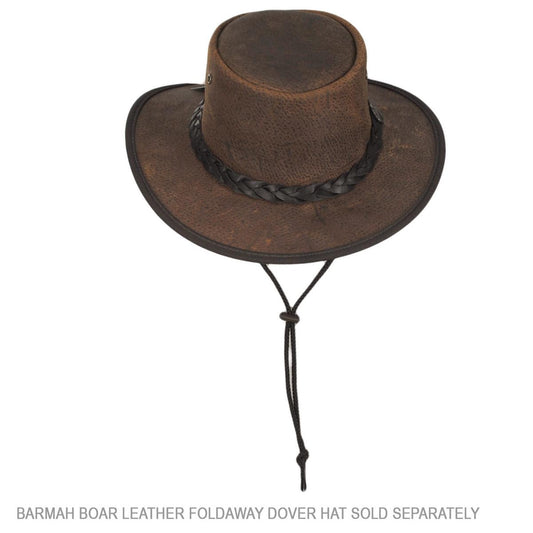 Barmah | Nylon Removable Chin Cord | 601810 | front | BROWN