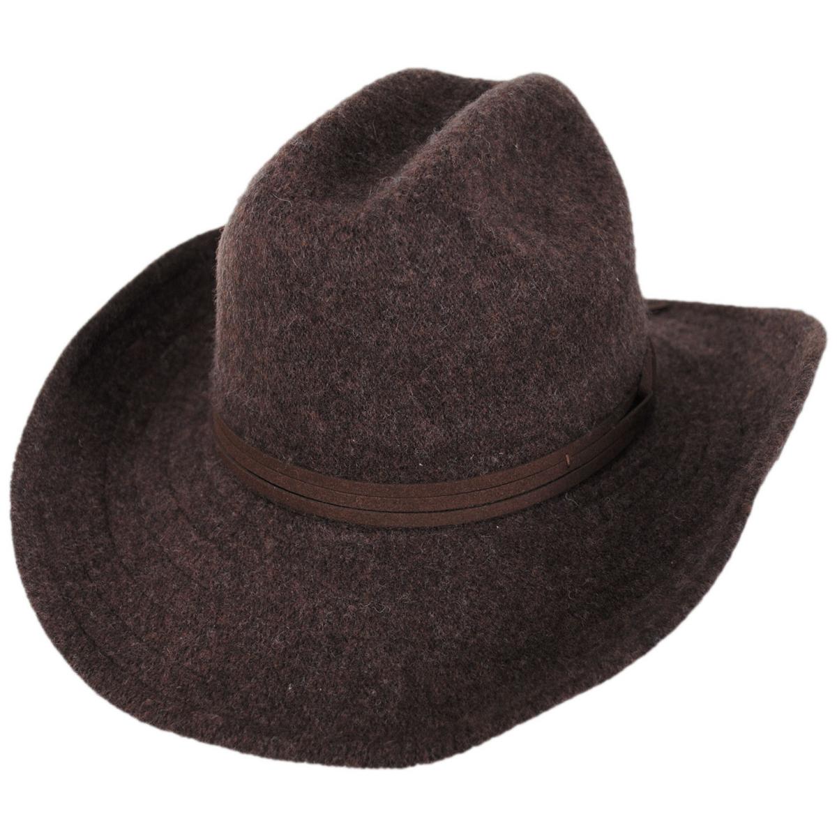 San Diego Hat Company | Rowley Wool Knit Cowboy Hat | 108660 | lead | CHOCOLATE