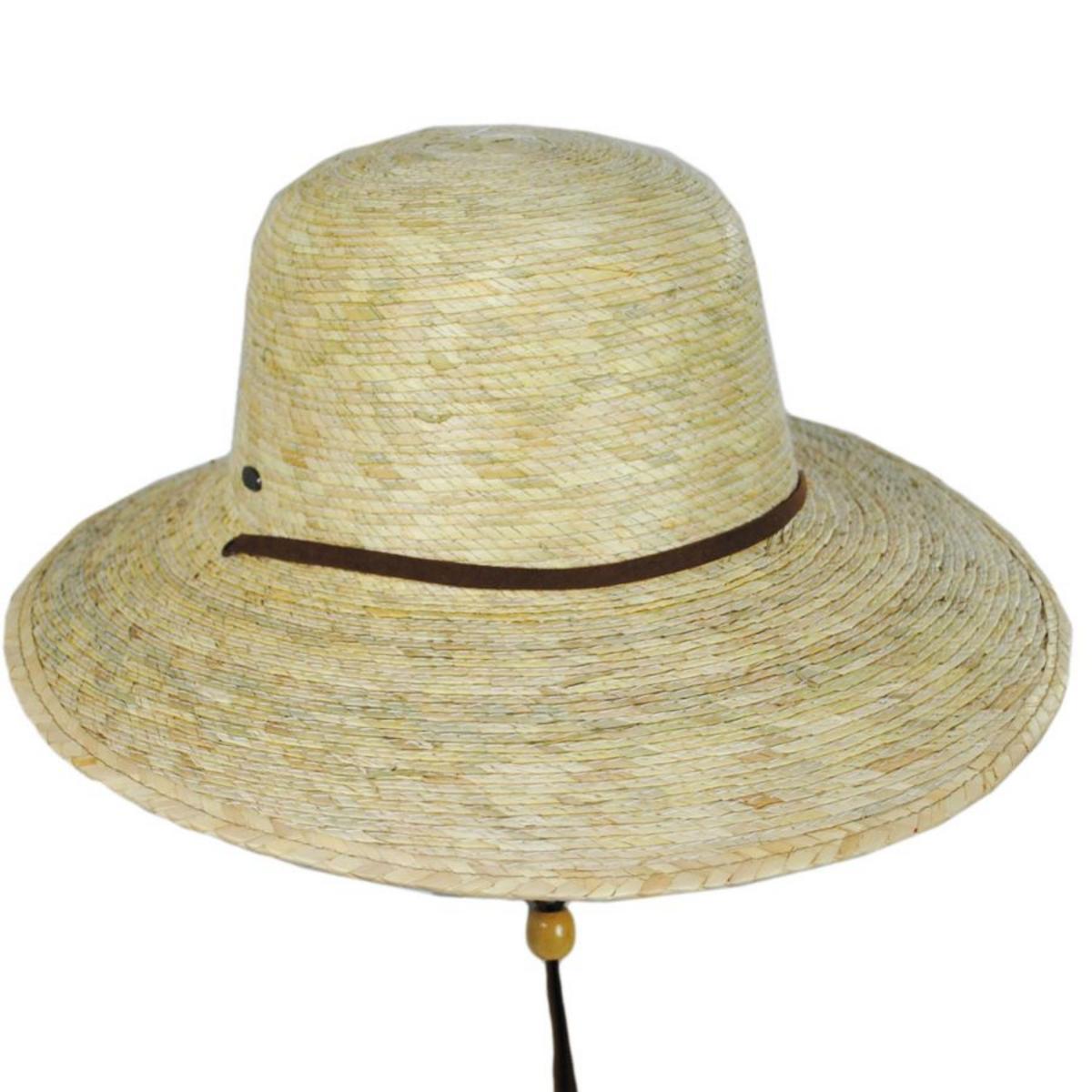 Scala | Annabel Palm Leaf Straw Facesaver Hat