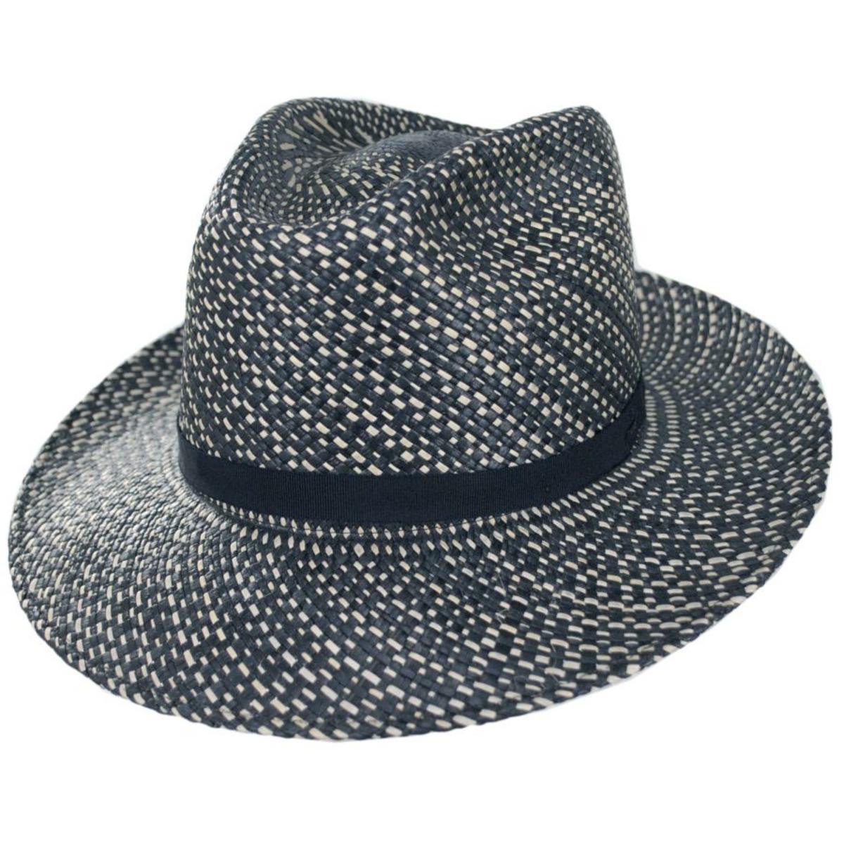 Bailey 1922 | Phineas Two Tone Panama Straw Fedora Hat | 127733 | lead | AVION/NATURAL