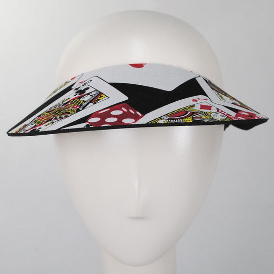 The Incredible Sunvisor | Springlace Casino Sunvisor | 196362 | front | BLACK