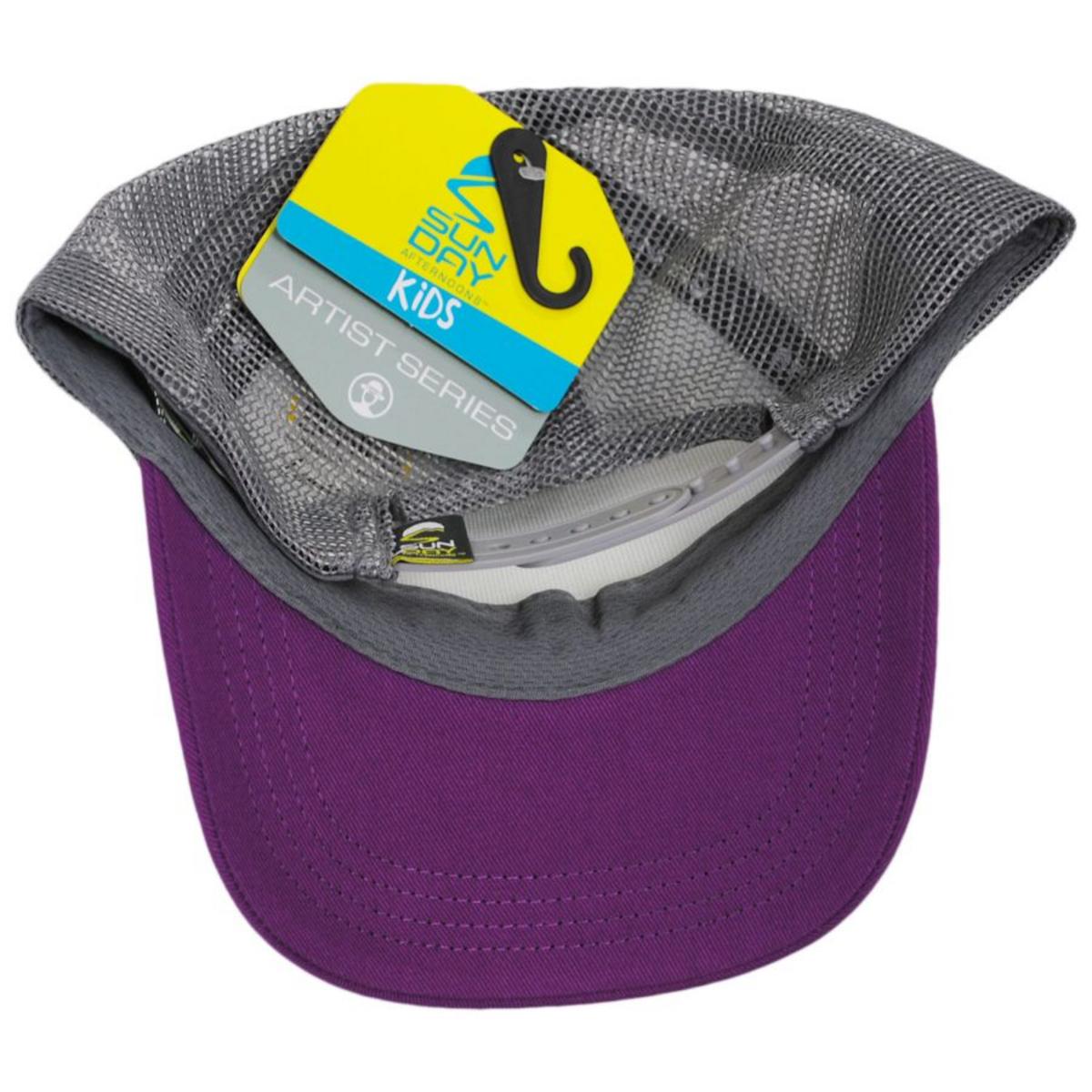 Sunday Afternoons | Kid's Whale Trucker Snapback Baseball Cap | 401273 | under | WHALE