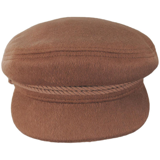 BRIXTON HATS | Cotton Blend Fiddler Cap - Rose Gold | 181303RG | front | ROSE GOLD