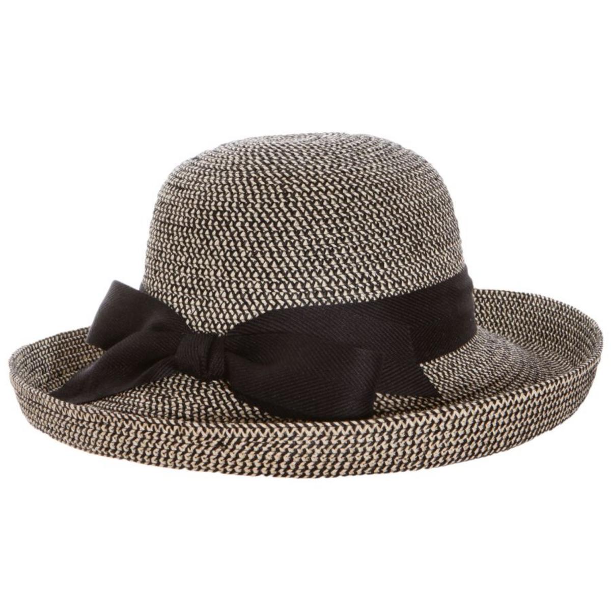 Toucan Collection | Toyo Straw Backbow Packable Roller - Made to Order | 104853 | lead | BLACK MIX