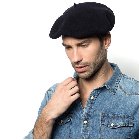 Heritage par Laulhere | Vrai Wool Basque Beret | 151052 | lsmone | NOIR