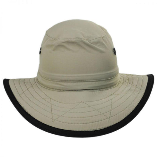 Dorfman Pacific | Jetty Supplex Booney Hat | 400230 | front | KHAKI