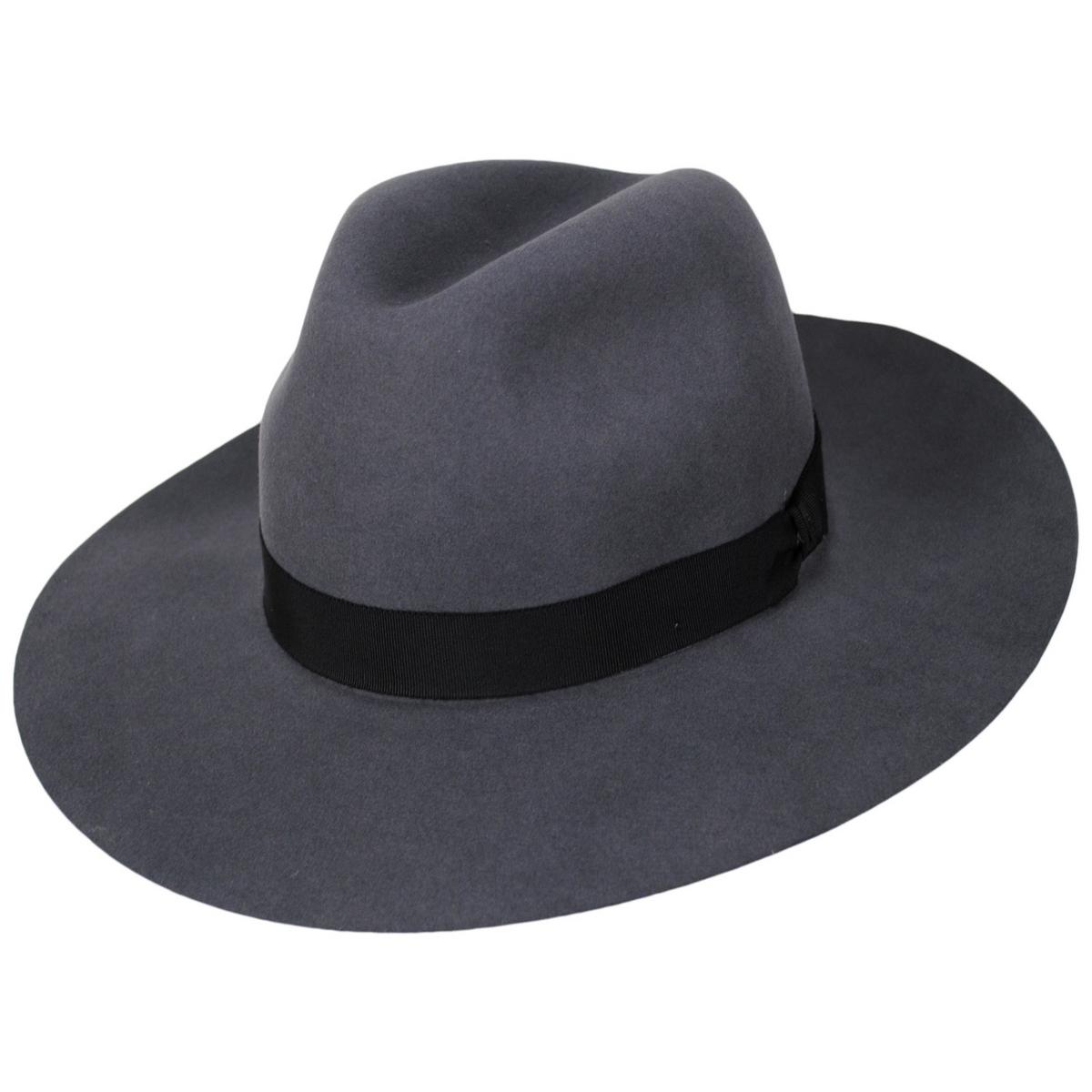 Bailey 1922 | Ralat Superior Fur Felt Fedora Hat | 130155 | lead | CHARCOAL