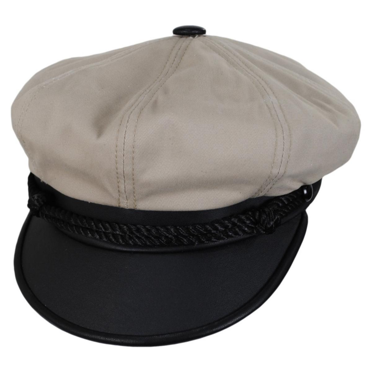 Brando Cotton Canvas Cap – Village Hat Shop - Main Image