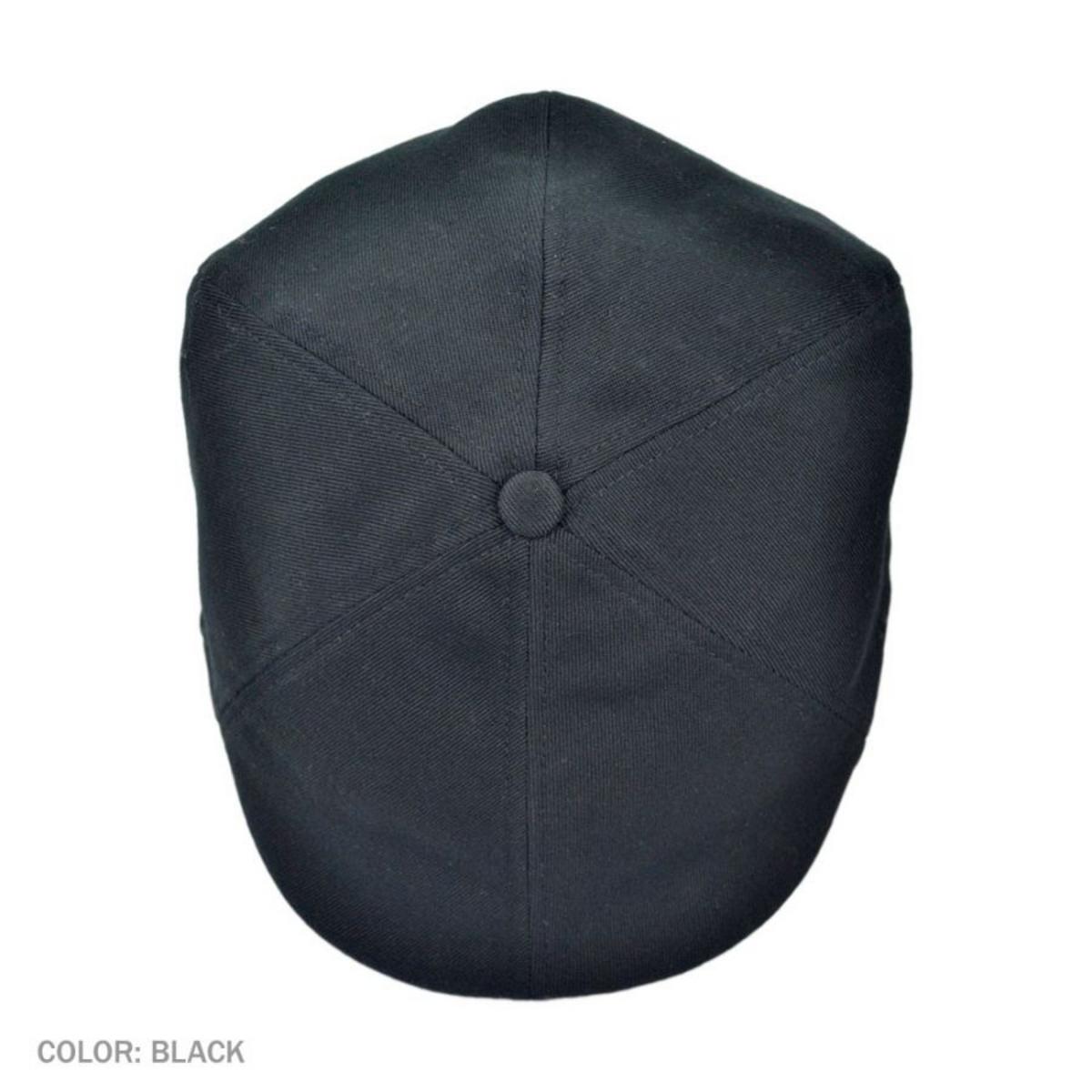 Kangol | Wool Blend Flexfit 504 Ivy Cap | 160833 | top | BLACK