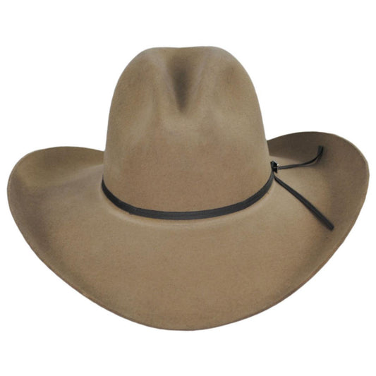 Stetson | John Wayne Peacemaker Wool Felt Western Hat | 130671 | front | STONE
