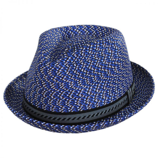 Bailey 1922 | Mannes Poly Braid Fedora Hat - Fashion Colors | 127844A | lead | SKYDIVER