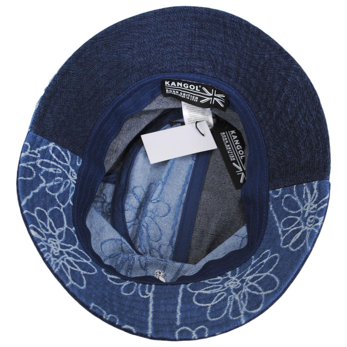 Kangol | Patchwork Mashup Denim Cotton Bucket Hat | 185777SS25 | under | MEDIUM BLUE FLORAL