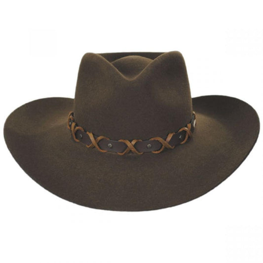 Stetson | John Wayne Blackthorne Wool Felt Western Hat | 130702 | front | KHAKI