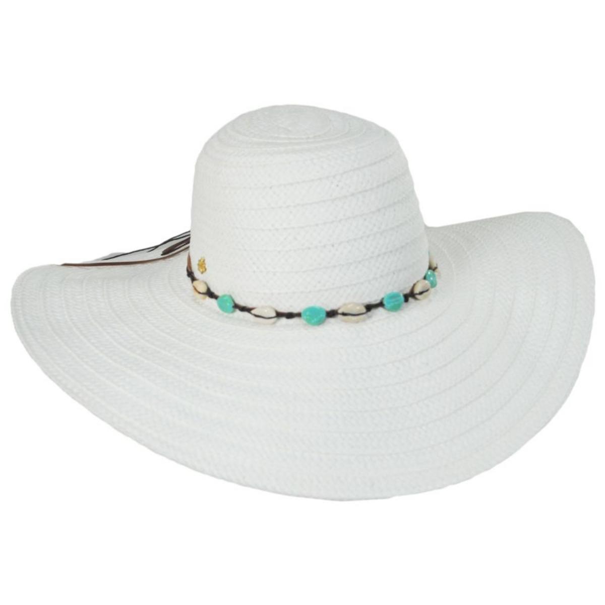 Cappelli | Dover Toyo Braid Swinger Sun Hat | 101260 | lead | WHITE