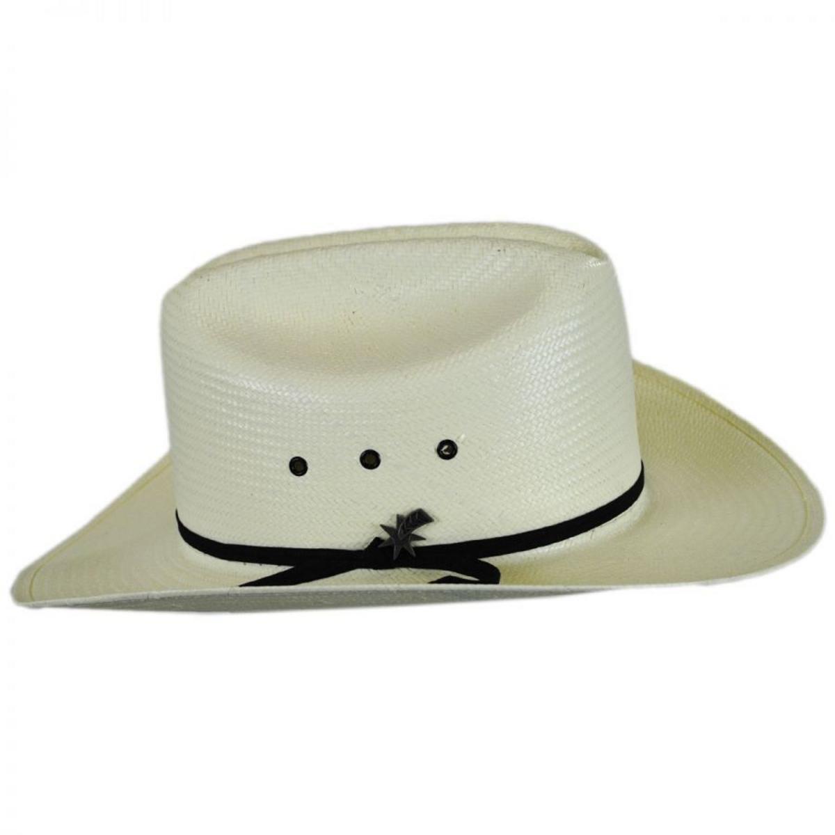 Bailey Western | Guthrie 7X Shantung Straw Western Hat | 127707 | profile | IVORY