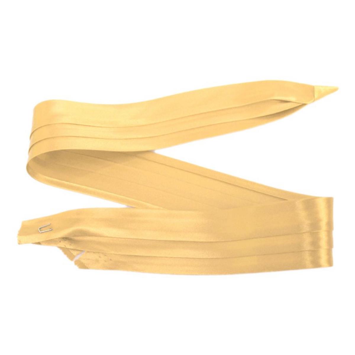 Capas Headwear | 3-Pleat Satin Puggaree Hat Band | 602013 | lead | GOLD