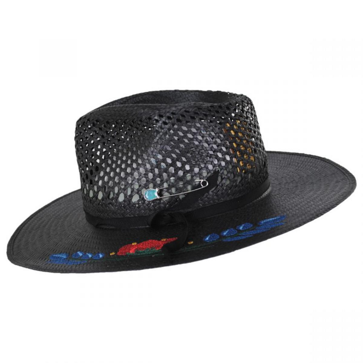 Renegade | Merit Toyo Straw Fedora Hat | 127724 | profile | BLACK